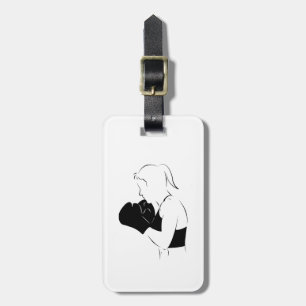 Etiqueta De Bagagem Boxer feminino