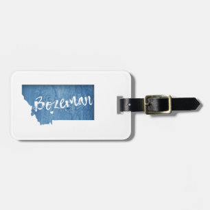Etiqueta De Bagagem Bozeman, Montana