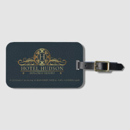 Etiqueta De Bagagem Branding do Hotel Luxury