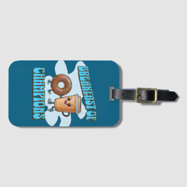 Etiqueta De Bagagem Breakfast of Champions