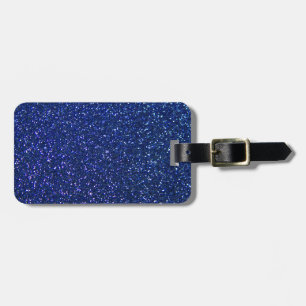 Etiqueta De Bagagem Brilho azul