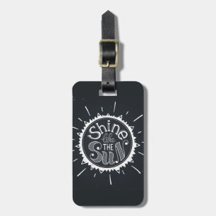Etiqueta De Bagagem Brilho Como O Sol