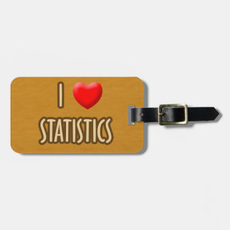 ETIQUETA DE BAGAGEM BROWN MODEL - I LOVE STATISTICS