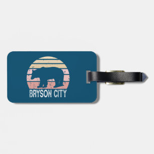Etiqueta De Bagagem Bryson City North Carolina Bear