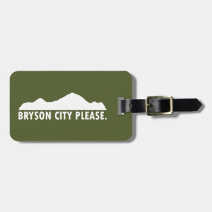 Etiqueta De Bagagem Bryson City, por favor