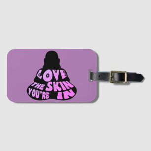 Etiqueta De Bagagem Buda Amor Roxo
