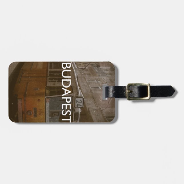 Etiqueta De Bagagem Budapest (Frente Horizontal)