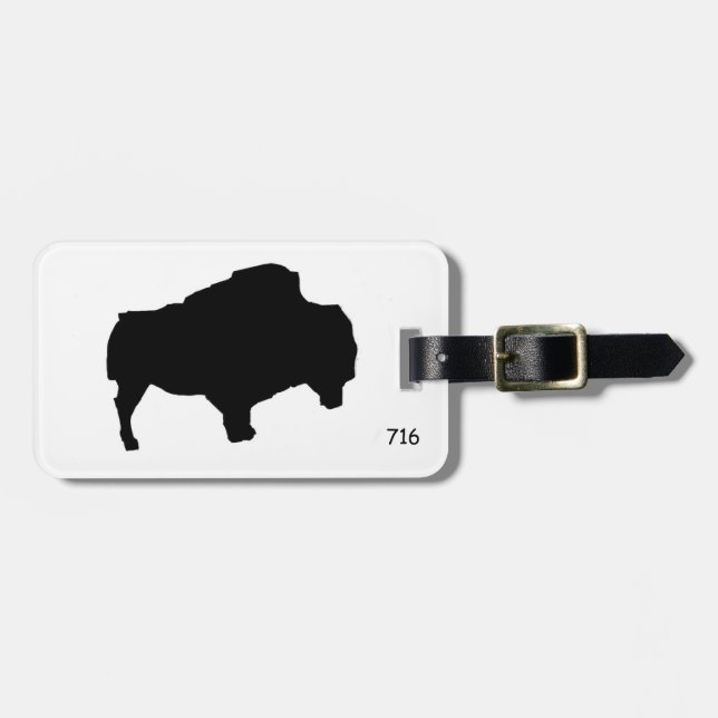 Etiqueta De Bagagem Buffalo Love 27 (Frente Horizontal)