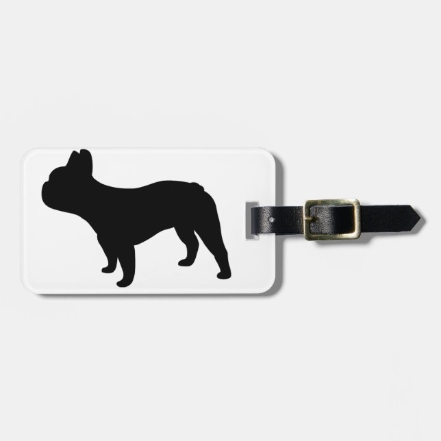 Etiqueta De Bagagem Buldogue francês (Frente Horizontal)