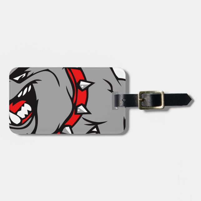 Etiqueta De Bagagem bulldog2 (Frente Horizontal)