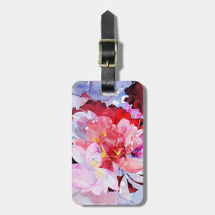 Etiqueta De Bagagem Buquê bonito das flores