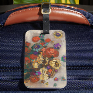Etiqueta De Bagagem Buquê de Fleurs Odilon Redon