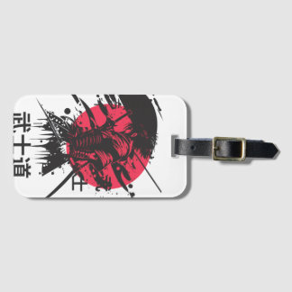 Etiqueta De Bagagem Bushido Spirit: Samurai Warrior Aesthetic