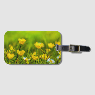Etiqueta De Bagagem Buttercups e Daisies