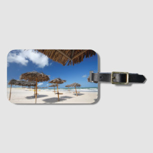 Etiqueta De Bagagem Cabanas  Brazil da praia