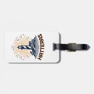 Etiqueta De Bagagem Cabo Hatteras North Carolina Lighthouse Sunrise