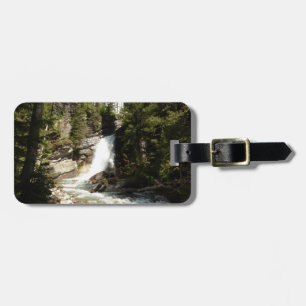 Etiqueta De Bagagem Cachoeira Baring no Parque Nacional Glacier