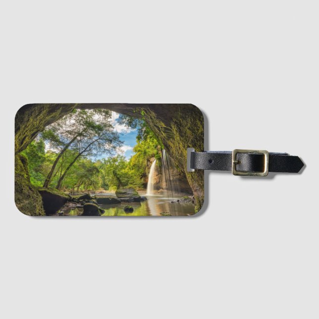 Etiqueta De Bagagem Cachoeira de Haew Suwat (Frente Horizontal)