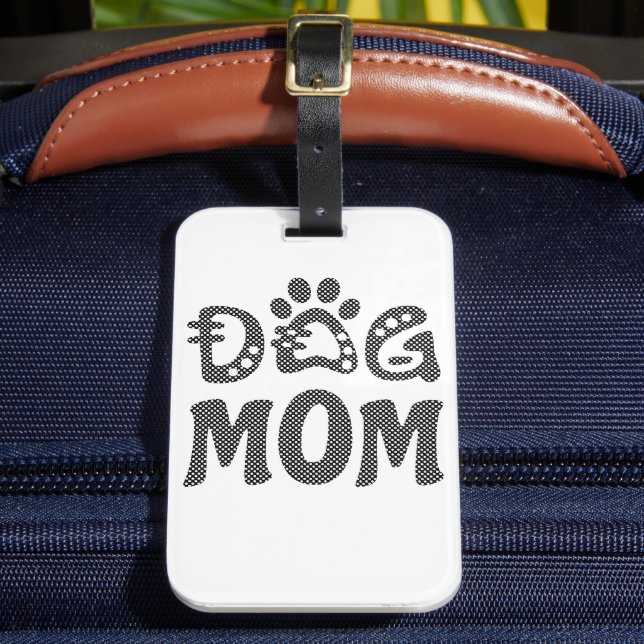 Etiqueta De Bagagem Cachorro Mãe (Frente Insitu 2)