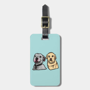 Etiqueta De Bagagem Cachorros Memes Fofos