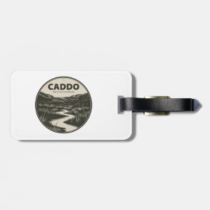 Etiqueta De Bagagem Caddo National Grasslands Texas Stream