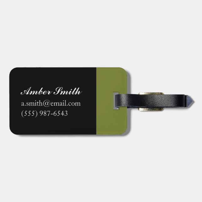 Etiqueta De Bagagem Cães em maio (Traseira Horizontal)