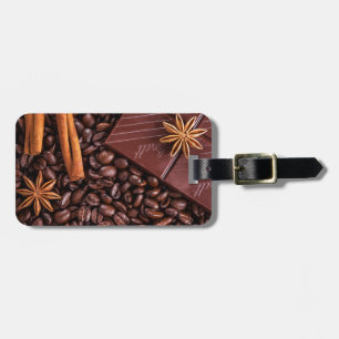 Etiqueta De Bagagem café