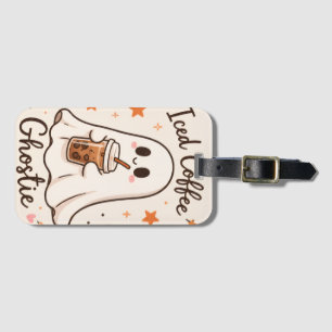 Etiqueta De Bagagem Café Gelado Fantasminha - Halloween Fofo