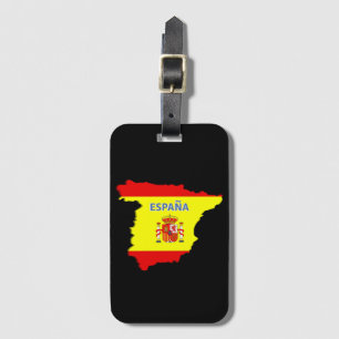Etiqueta De Bagagem caixa de ar iPad do mapa de espanhas