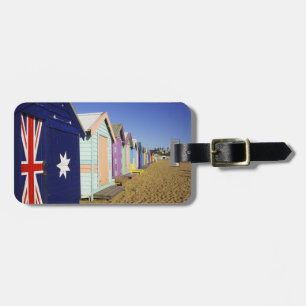 Etiqueta De Bagagem Caixas de banho, Praia de Brighton Médio, Porto