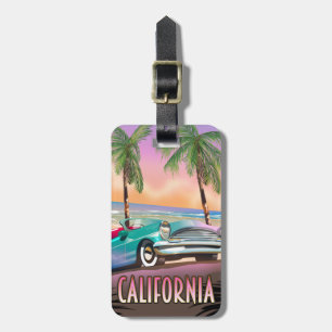 Etiqueta De Bagagem California Paradise Sunset