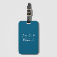 Caligrafia azul-oceânica minimalista profissional