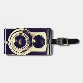Etiqueta De Bagagem Câmara Vintage