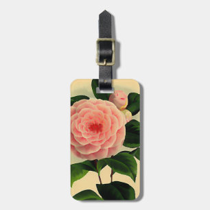 Etiqueta De Bagagem Camélia do vintage