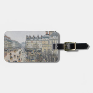 Etiqueta De Bagagem Camille Pissarro Lugar du Teatro Francais, Pari