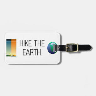 Etiqueta De Bagagem Caminhada SUPERIOR a terra