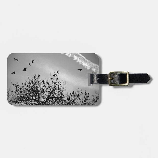 Etiqueta De Bagagem Caminho de Voo (Frente Horizontal)