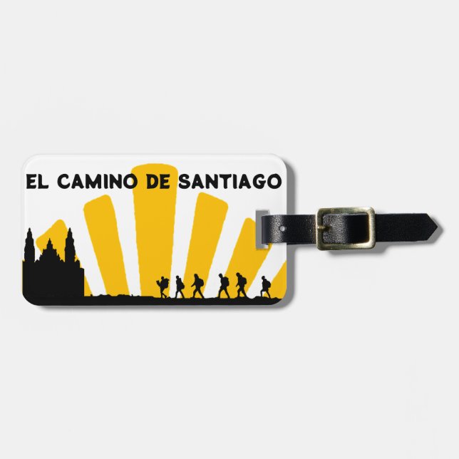 Etiqueta De Bagagem Camino de Santiago (Frente Horizontal)