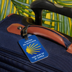 Etiqueta De Bagagem Camino de Santiago A rua James 0001