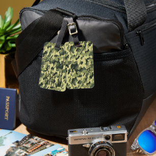 Etiqueta De Bagagem Camo