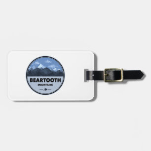 Etiqueta De Bagagem Campanha Beartooth Montana Wyoming