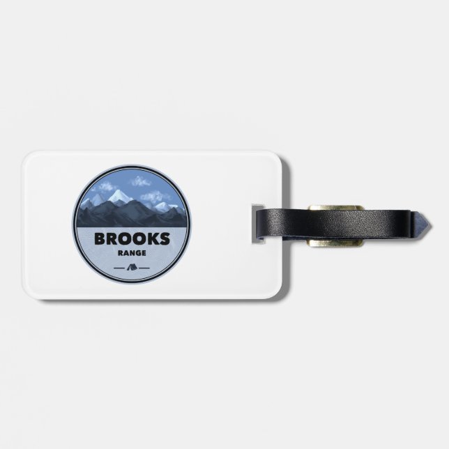 Etiqueta De Bagagem Campanha Brooks Range Alaska (Traseira Horizontal)