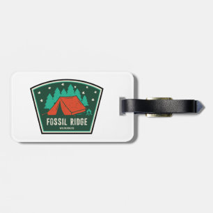 Etiqueta De Bagagem Campanha Colorado Selvagem Fóssil