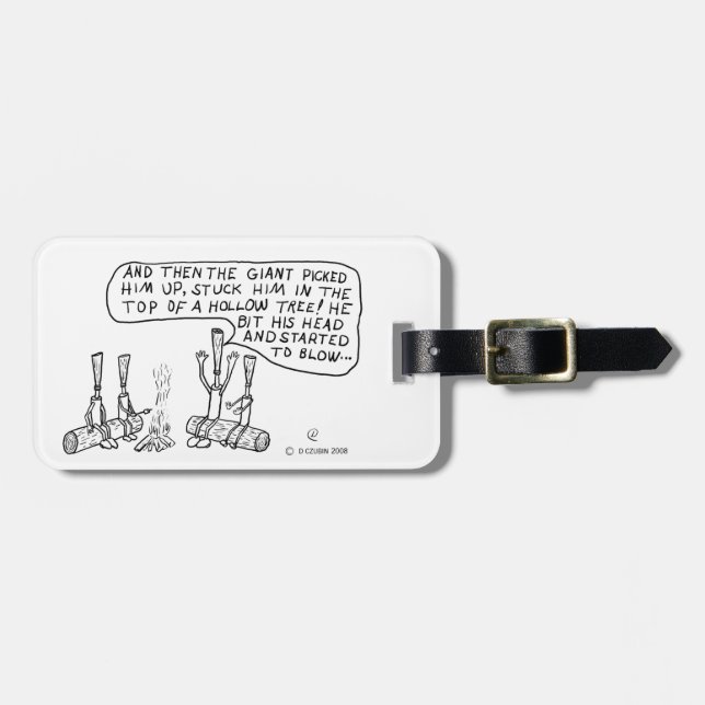 Etiqueta De Bagagem Campfire Reeds (Frente Horizontal)