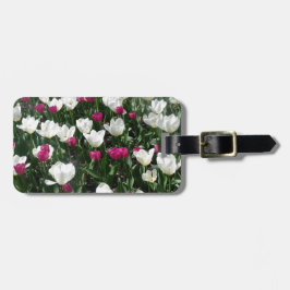 Etiqueta De Bagagem Campo De Flores