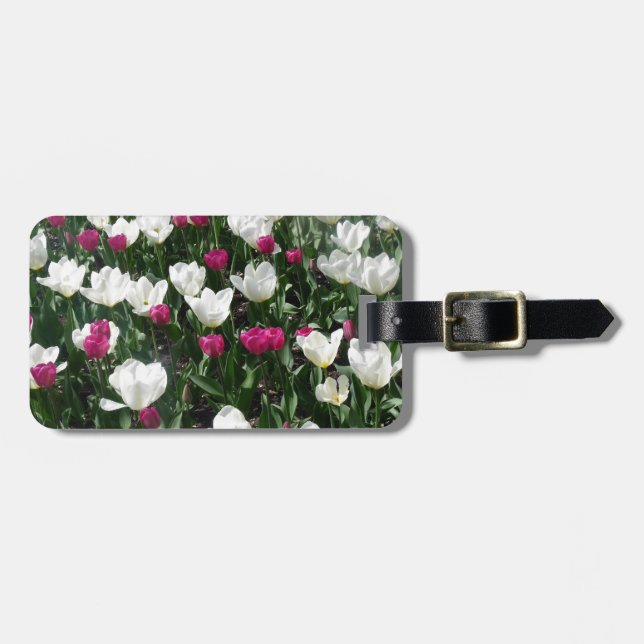 Etiqueta De Bagagem Campo De Flores (Frente Horizontal)