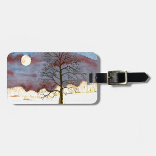 Etiqueta De Bagagem Campo de inverno