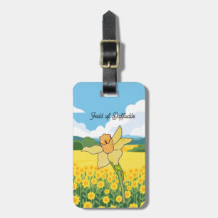 Etiqueta De Bagagem Campo de Narcisos