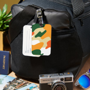 Etiqueta De Bagagem camuflagem