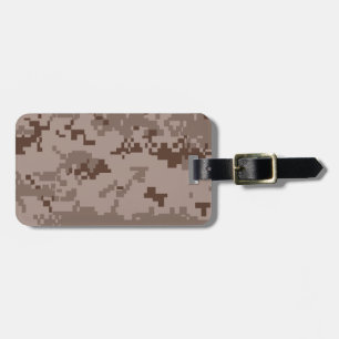 Etiqueta De Bagagem Camuflagem do Deserto Marpat da Companhia Marítima